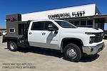 2024 Chevrolet Silverado 3500 Crew Cab DRW 4WD Bedrock Flatbed Truck for sale #FRF444734 - photo 1