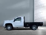 New 2024 Chevrolet Silverado 3500 Work Truck Regular Cab 4WD Knapheide Flatbed Truck for sale #C25125 - photo 4