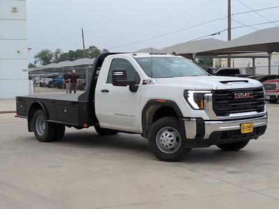 New 2024 GMC Sierra 3500 Pro Regular Cab 4WD 11' 4" CM Truck Beds Steel Flatbed Truck for sale #G242055 - photo 1