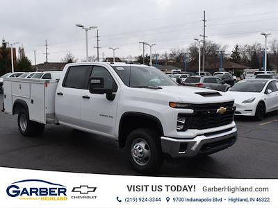 New 2024 Chevrolet Silverado 3500 Work Truck Crew Cab 4WD 9' Monroe Truck Equipment Service Truck for sale #RF438429 - photo 1