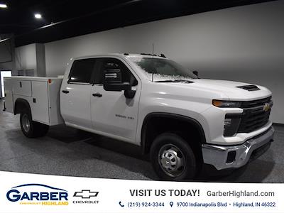 New 2024 Chevrolet Silverado 3500 Work Truck Crew Cab 4WD 9' Monroe Truck Equipment Service Truck for sale #RF438766 - photo 1