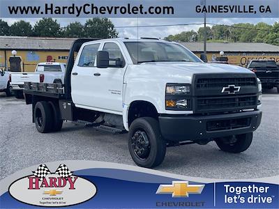 2022 Chevrolet Silverado 4500 Crew Cab DRW 4x4 Flatbed Truck for sale #12677UP - photo 1