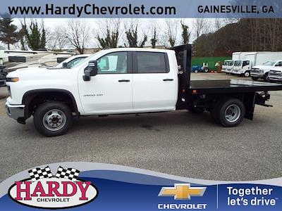 New 2024 Chevrolet Silverado 3500 Work Truck Crew Cab 4x2 10' 3" Knapheide Flatbed Truck for sale #28383 - photo 1