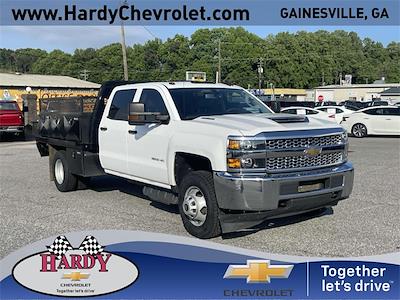 2019 Chevrolet Silverado 3500 Crew Cab DRW 4x4 Flatbed Truck for sale #29595B - photo 1