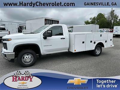 New 2025 Chevrolet Silverado 3500 Regular Cab 4x4 Warner 132"L DRW 11' Service Truck for sale #29727 - photo 1