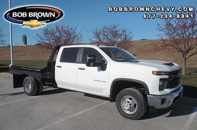 2024 Chevrolet Silverado 3500 Crew Cab 4x4, Monroe Truck Equipment Flatbed Truck for sale #RF438353 - photo 1