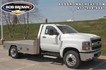 2024 Chevrolet Silverado 5500 Regular Cab DRW RWD M H EBY Flatbed Truck for sale #RH401495 - photo 1