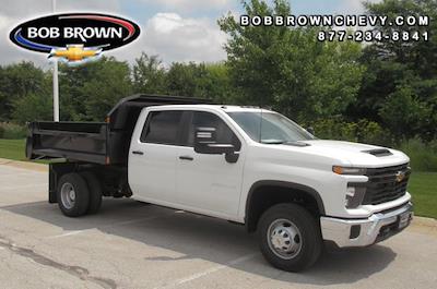 New 2025 Chevrolet Silverado 3500 Crew Cab 4x4 9' Monroe Truck Equipment Steel Dump Truck for sale #SF276623 - photo 1