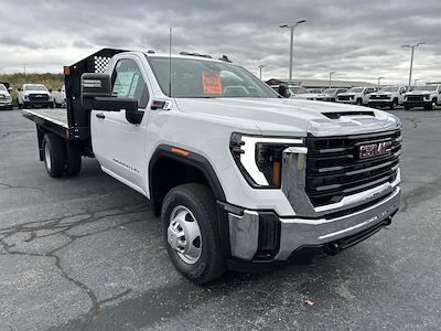 New 2025 GMC Sierra 3500 Pro Regular Cab 4WD 12' Monroe Truck Equipment Flatbed Truck for sale #ST10X43 - photo 1