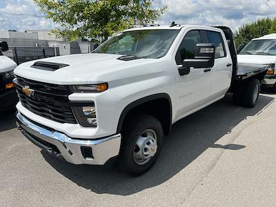 New 2025 Chevrolet Silverado 3500 Work Truck Crew Cab 4WD 9' 6" Knapheide Steel Flatbed Truck for sale #F334465 - photo 1