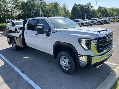 New 2025 GMC Sierra 3500 Pro Crew Cab 4WD 9' 4" CM Truck Beds Steel Flatbed Truck for sale #F190856 - photo 1