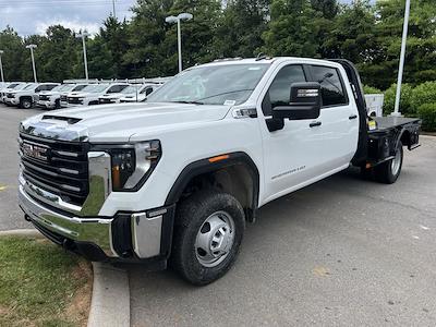 New 2025 GMC Sierra 3500 Pro Crew Cab 4WD 9' 4" CM Truck Beds Steel Flatbed Truck for sale #F250090 - photo 1