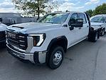 New 2025 GMC Sierra 3500 Pro Crew Cab 4WD 9' 4" CM Truck Beds Steel Flatbed Truck with Gooseneck Hitch for sale #F305927 - photo 1