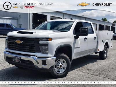 New 2024 Chevrolet Silverado 2500 WT Crew Cab 4WD 8' Warner Service Truck for sale #F1140962 - photo 1