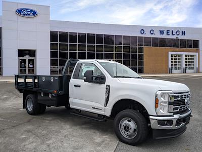 2024 Ford F-350 Regular Cab DRW 4WD, PJ's Truck Bodies Western Flatbed Truck for sale #00T36571 - photo 1