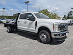 New 2024 Ford F-350 XLT Crew Cab 4WD 9' Bedrock Steel Flatbed Truck for sale #00T94782 - photo 3