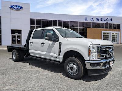 New 2024 Ford F-350 XLT Crew Cab 4WD 9' Bedrock Steel Flatbed Truck for sale #00T94782 - photo 1