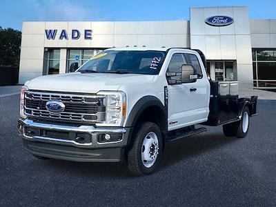 2023 Ford F-550 Super Cab DRW 4WD, Bedrock Granite Plus Flatbed Truck for sale #PEC71772 - photo 1