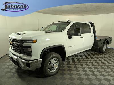 New 2025 Chevrolet Silverado 3500 Work Truck Crew Cab 4WD 9' 10" Knapheide Steel Flatbed Truck for sale #G566048 - photo 1