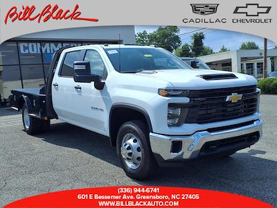 New 2025 Chevrolet Silverado 3500 Work Truck Crew Cab 4WD 9' 4" CM Truck Beds Steel Flatbed Truck for sale #CM25132 - photo 1