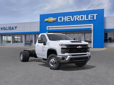 New 2025 Chevrolet Silverado 3500 Work Truck Regular Cab 4WD Cab Chassis for sale #25C593 - photo 1