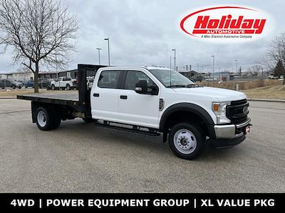 2022 Ford F-550 Crew Cab DRW 4WD Knapheide Flatbed Truck for sale #T6303 - photo 1