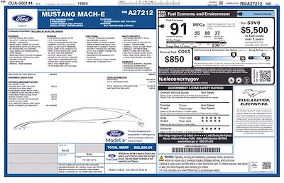 2024 Ford Mustang Mach-E AWD SUV for sale #AA27212A - photo 2