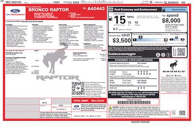 2025 Ford Bronco 4WD SUV for sale #CA40443 - photo 2