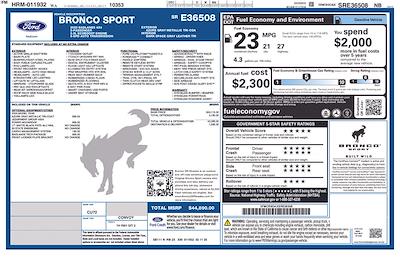 2025 Ford Bronco Sport AWD SUV for sale #DE36508 - photo 2