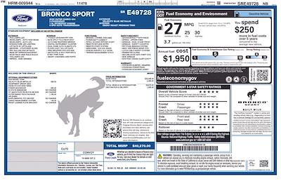 2025 Ford Bronco Sport AWD SUV for sale #DE49728 - photo 2