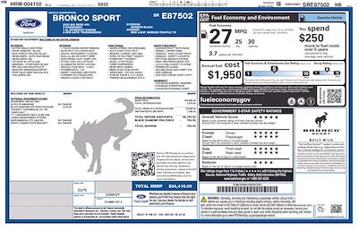 2025 Ford Bronco Sport AWD SUV for sale #DE87502 - photo 2