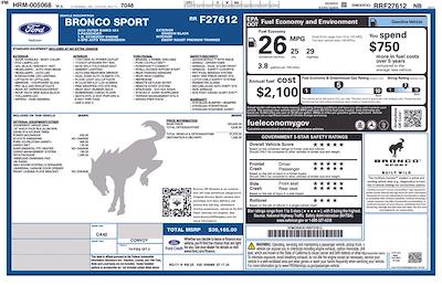 2024 Ford Bronco Sport AWD SUV for sale #DF27612 - photo 2