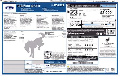 2024 Ford Bronco Sport AWD SUV for sale #DF51527 - photo 2