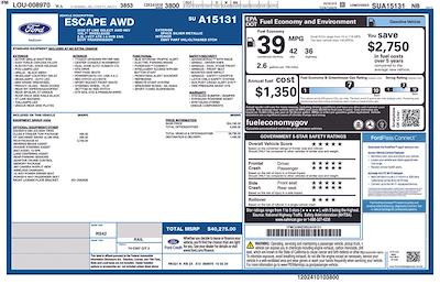 2025 Ford Escape AWD SUV for sale #SA15131H - photo 2