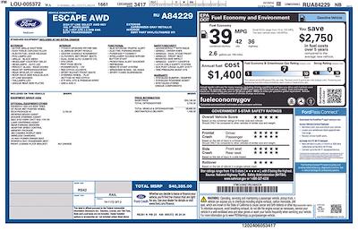 2024 Ford Escape AWD SUV for sale #SA84229H - photo 2