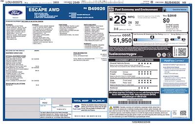 2024 Ford Escape AWD SUV for sale #SB49926 - photo 2