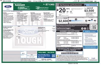 New 2025 Ford Ranger Lariat SuperCrew Cab for sale #UE71362 - photo 1