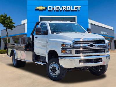 2023 Chevrolet Silverado 5500 Regular Cab DRW 4x4, Hillsboro STA 1000 Hybrid Flatbed Truck for sale #PH698548 - photo 1