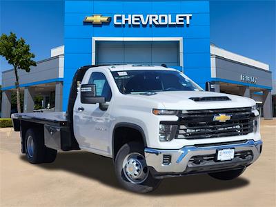 2025 Chevrolet Silverado 3500 Regular Cab 4x4, Knapheide PGTB Utility Gooseneck Flatbed Truck for sale #SF109499 - photo 1