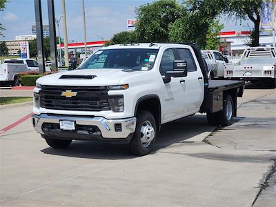 New 2025 Chevrolet Silverado 3500 Work Truck Crew Cab 4x4 9' 6" Knapheide Steel Flatbed Truck for sale #SF270267 - photo 1