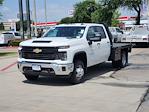 New 2025 Chevrolet Silverado 3500 Work Truck Crew Cab 4x4 9' 6" Knapheide Steel Flatbed Truck for sale #SF270267 - photo 1