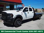 New 2025 Ram 5500 Tradesman Crew Cab 4WD 11' 4" CM Truck Beds Steel Flatbed Truck with Gooseneck Hitch for sale #TG582546 - photo 1