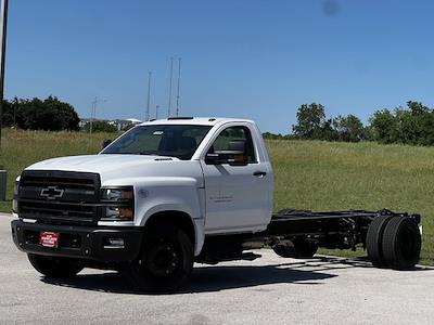 2024 Chevrolet Silverado 5500 Regular Cab DRW RWD, Bedrock Limestone Series Flatbed Truck for sale #241449 - photo 1