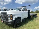 2024 Chevrolet Silverado 6500 Regular Cab DRW RWD, Bedrock Limestone Series Flatbed Truck for sale #241563 - photo 1