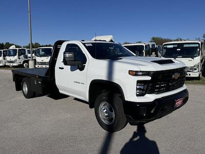 2025 Chevrolet Silverado 3500 Regular Cab RWD, Bedrock Diamond Series Flatbed Truck for sale #250324 - photo 1