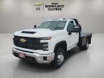New 2025 Chevrolet Silverado 3500 Work Truck Regular Cab 4WD 9' 6" Knapheide Steel Flatbed Truck for sale #251720 - photo 1