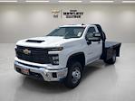 New 2025 Chevrolet Silverado 3500 Work Truck Regular Cab 4WD 9' 6" Knapheide Steel Flatbed Truck for sale #251859 - photo 1