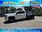 2021 Chevrolet Silverado 3500 Crew Cab DRW 4x4 Flatbed Truck for sale #247145A - photo 4