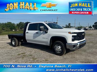 New 2024 Chevrolet Silverado 3500 Work Truck Crew Cab 4x4 8' 9" Knapheide Flatbed Truck for sale #247314 - photo 1