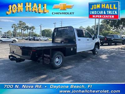 New 2025 Chevrolet Silverado 3500 Work Truck Crew Cab 4x4 9' 6" Knapheide Steel Flatbed Truck for sale #255539 - photo 2